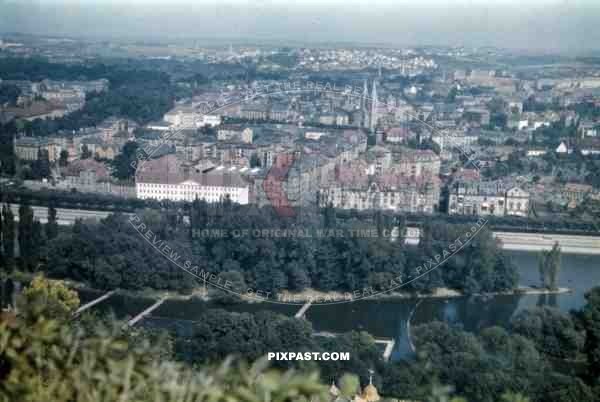 view over Würzburg, Germany ~1941