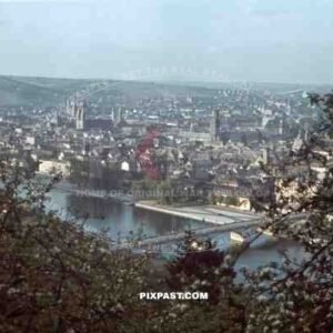 view over Würzburg, Germany ~1941