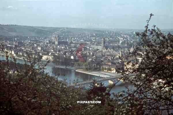 view over Würzburg, Germany ~1941