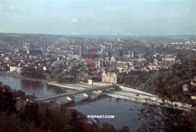 view over Würzburg, Germany ~1941