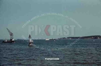 view over the Kiel Fjord, Germany 1939