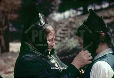 women with traditional dress in Freiburg, Germany 1939